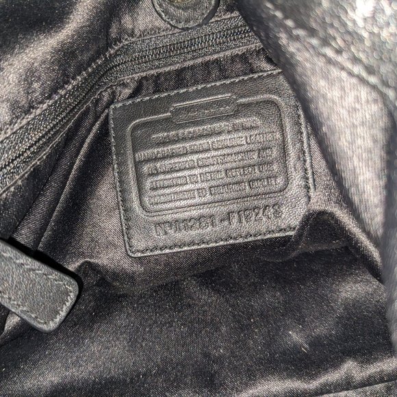 SOLD Coach Ashley Convertible Leather/Snakeskin Satchel/Shoulder Bag - Picture 6 of 8